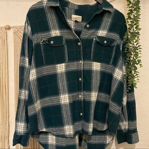 Universal Threads Green Flannel XXL